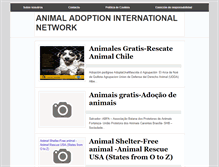 Tablet Screenshot of animal-adoption-international-network.blogspot.com