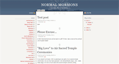 Desktop Screenshot of normalmormons.blogspot.com