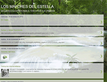 Tablet Screenshot of losmayoresdelestella.blogspot.com