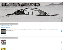 Tablet Screenshot of beards-and-bones.blogspot.com