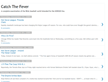 Tablet Screenshot of catchthefever.blogspot.com