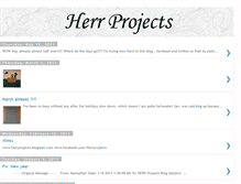 Tablet Screenshot of herrprojects.blogspot.com