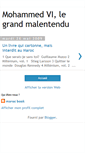 Mobile Screenshot of mohammedvilegrandmalentendu.blogspot.com