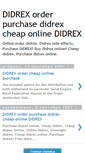 Mobile Screenshot of didrex-msn4775.blogspot.com