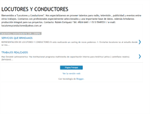 Tablet Screenshot of locutoresyconductores.blogspot.com