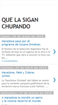 Mobile Screenshot of chupalademaradona.blogspot.com