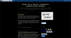 Desktop Screenshot of diaryofawhiteunemployedwoman.blogspot.com