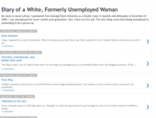 Tablet Screenshot of diaryofawhiteunemployedwoman.blogspot.com