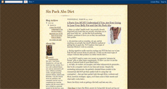 Desktop Screenshot of 6packdiet.blogspot.com