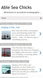 Mobile Screenshot of ableseachicks.blogspot.com