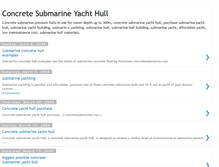 Tablet Screenshot of concrete-submarine-hull.blogspot.com