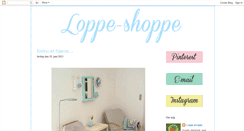 Desktop Screenshot of loppe-shoppe.blogspot.com