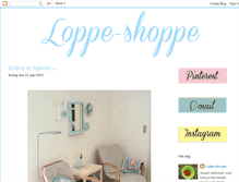 Tablet Screenshot of loppe-shoppe.blogspot.com