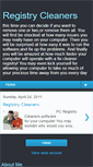 Mobile Screenshot of pcregistrycleaners.blogspot.com