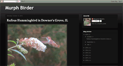 Desktop Screenshot of murphbirder.blogspot.com