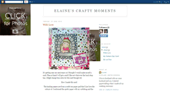 Desktop Screenshot of elainescraftymoments.blogspot.com