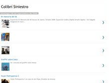 Tablet Screenshot of colibrisiniestro.blogspot.com