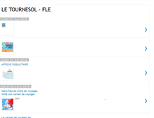 Tablet Screenshot of letournesol-fle.blogspot.com