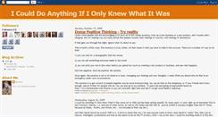 Desktop Screenshot of icoulddoanythingifonly.blogspot.com