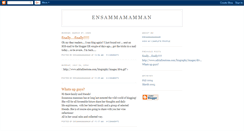 Desktop Screenshot of ensammamamman.blogspot.com