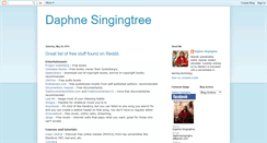 Desktop Screenshot of daphnesingingtree.blogspot.com