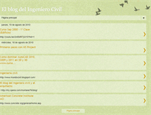 Tablet Screenshot of elblogdelingenierocivil.blogspot.com