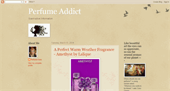 Desktop Screenshot of perfumeaddicted.blogspot.com