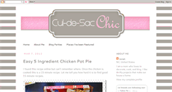 Desktop Screenshot of culdesacchic.blogspot.com