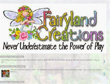 Tablet Screenshot of fairylandcreations.blogspot.com