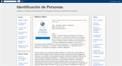 Desktop Screenshot of identificaciondepersonas.blogspot.com