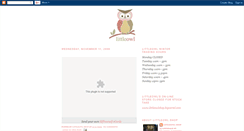 Desktop Screenshot of littleowlshop.blogspot.com