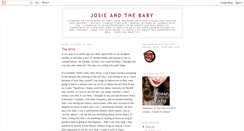 Desktop Screenshot of josieandthebaby.blogspot.com