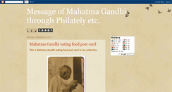 Desktop Screenshot of mahatmagandhi-philately.blogspot.com