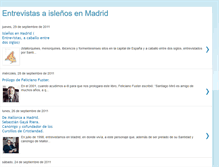 Tablet Screenshot of entrevistasenmadrid.blogspot.com