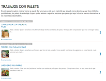 Tablet Screenshot of palets-con-vida.blogspot.com