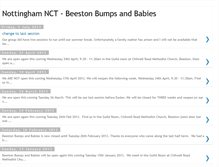 Tablet Screenshot of beestonbumpsandbabies.blogspot.com