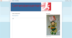 Desktop Screenshot of corriendoensantander.blogspot.com