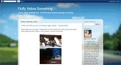 Desktop Screenshot of fluffyyellowsomething.blogspot.com