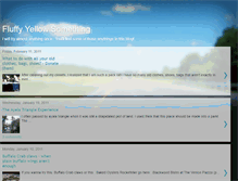 Tablet Screenshot of fluffyyellowsomething.blogspot.com