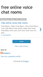 Mobile Screenshot of freeonlinevoicechatrooms88.blogspot.com