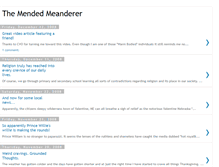 Tablet Screenshot of mendedmeanderer.blogspot.com