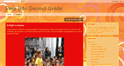 Desktop Screenshot of peekintosecondgrade.blogspot.com