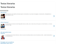 Tablet Screenshot of los-textos-literarios.blogspot.com