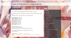 Desktop Screenshot of corso-traduttore-casa-editrice.blogspot.com