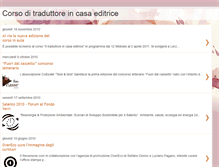 Tablet Screenshot of corso-traduttore-casa-editrice.blogspot.com