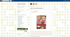 Desktop Screenshot of littlecharliering.blogspot.com