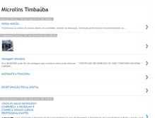 Tablet Screenshot of microlinstimbauba.blogspot.com