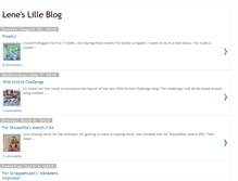 Tablet Screenshot of leneslilleblog.blogspot.com