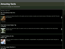 Tablet Screenshot of amazing-funfacts.blogspot.com