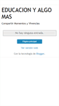 Mobile Screenshot of educacionyalgomas.blogspot.com